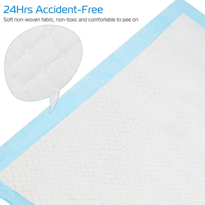 50Pcs per Set Dog Training Pads Puppy Pee Pads Cat Wee Mats Potty-Train 24In X 18In M