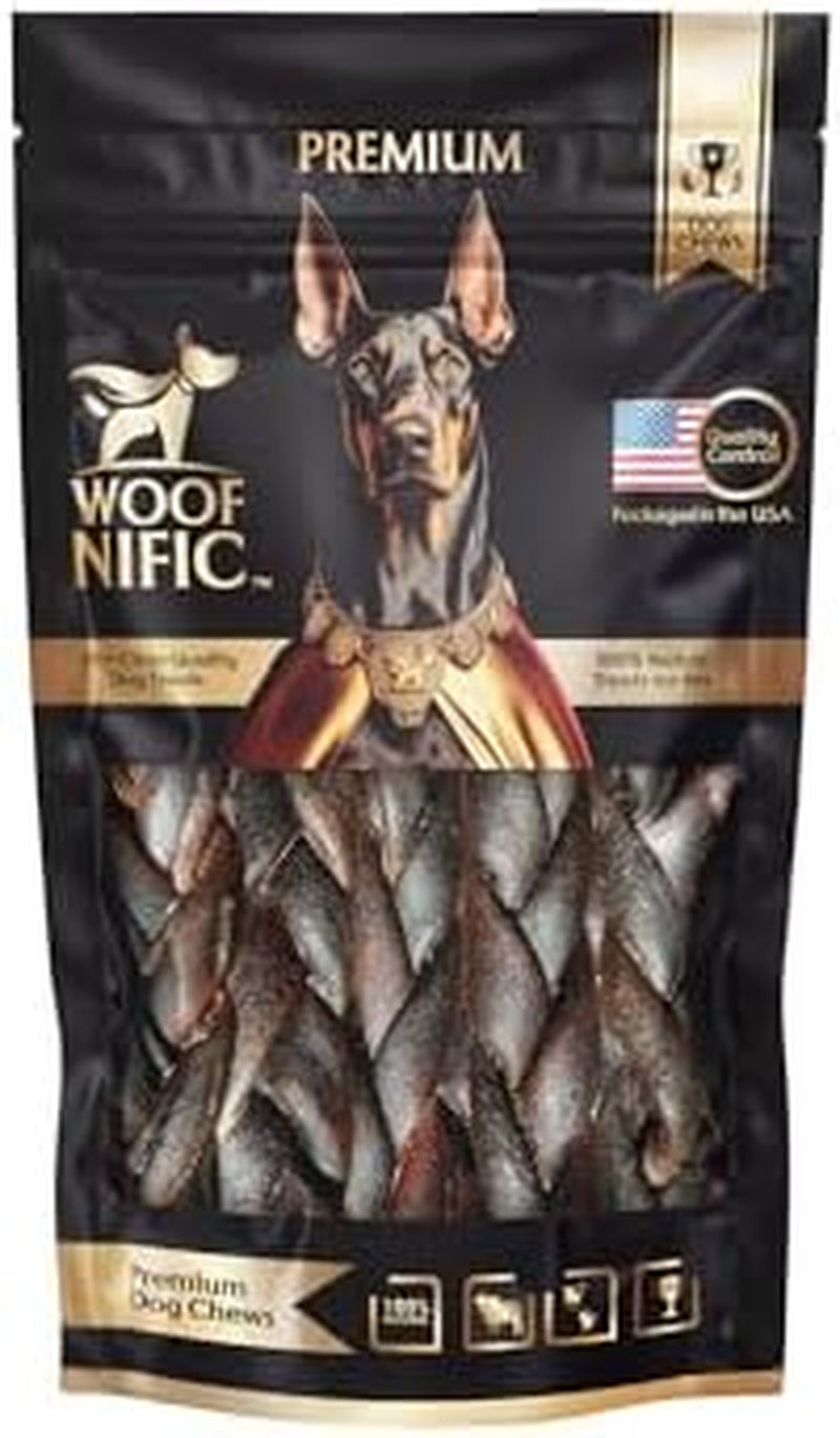 Braided Collagen Dog Sticks – Natural Beef Chew